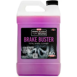 P & S PROFESSIONAL DETAIL PRODUCTS - Brake Buster Wheel and Tire Cleaner - Non-Acid Formula Safe For All Wheel Types, Removes Brake Dust, Oil, Dirt, Light Corrosion - 1 Gallon