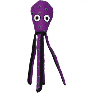 Tuffy Dog Toy Priolla the Purple Squid