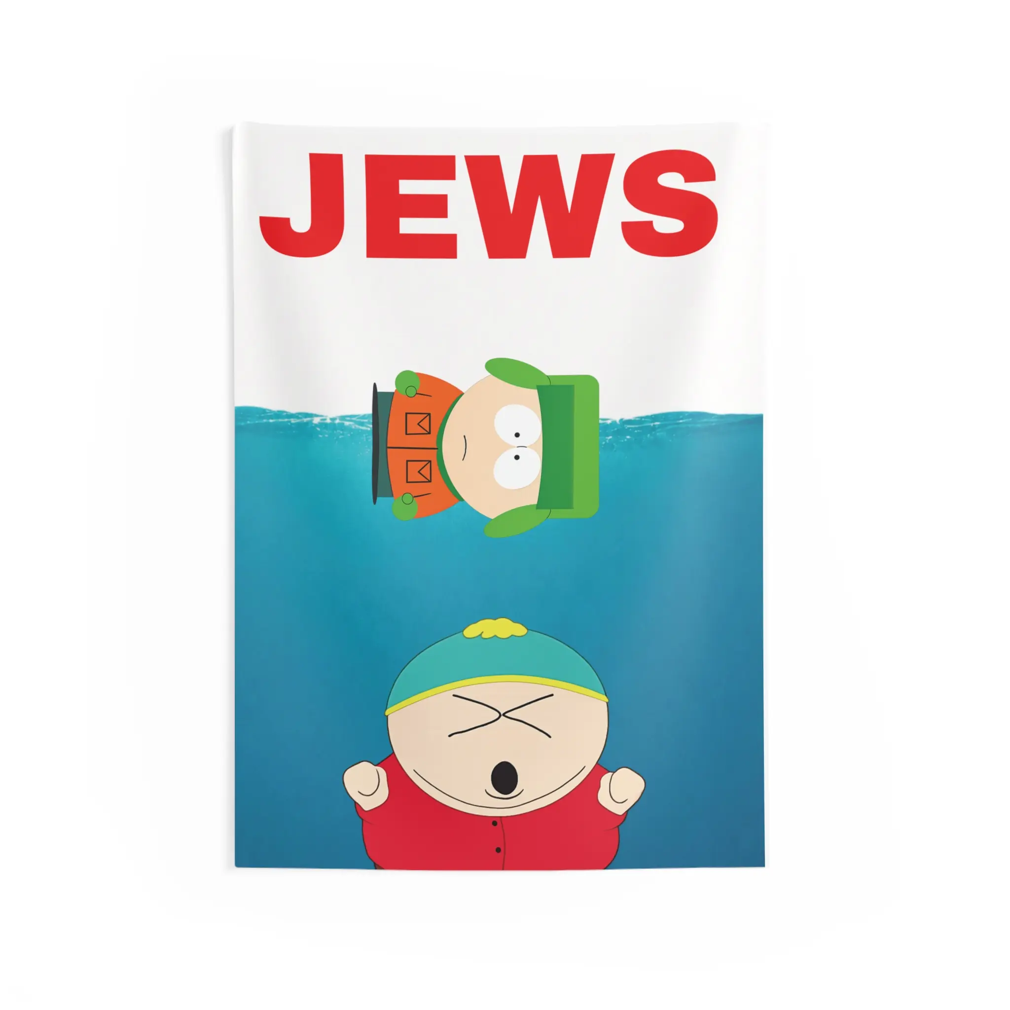 South Park Parody Jews Themed Ocean Tapestry, Home Decor Wall Hanging Accessory South Park Parody Jews Themed Ocean Tapestry, Home Decor Wall Hanging Accessory