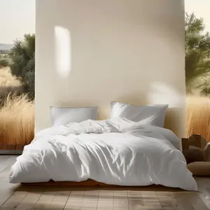 100% Organic Cotton 300TC Percale Sheet Set