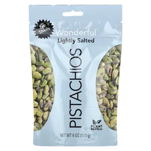 Wonderful Pistachios Lightly Salted, No Shells, 6 oz (170 g)