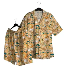 Water Dragon Orange Sky PKM Hawaii Hawaiian Shirt Cute Type Aloha Beach Shirt Anime Shirt A perfect summer gift for your family, suitable for all ages.