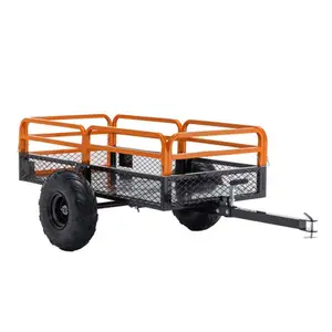 Heavy Duty Hunting Game Cart, 1500LBS Capacity, 15 cu ft Dump Cart Trailer for Outdoor Recreation
