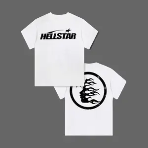 Hell Star Style Graphic t shirt Tee Men Streetwear Casual Double Sided Print Short Sleeve Crew Neck Daily Wear Good Graphic Tees Men s T Shirts Trendy Summer Outfit Gift