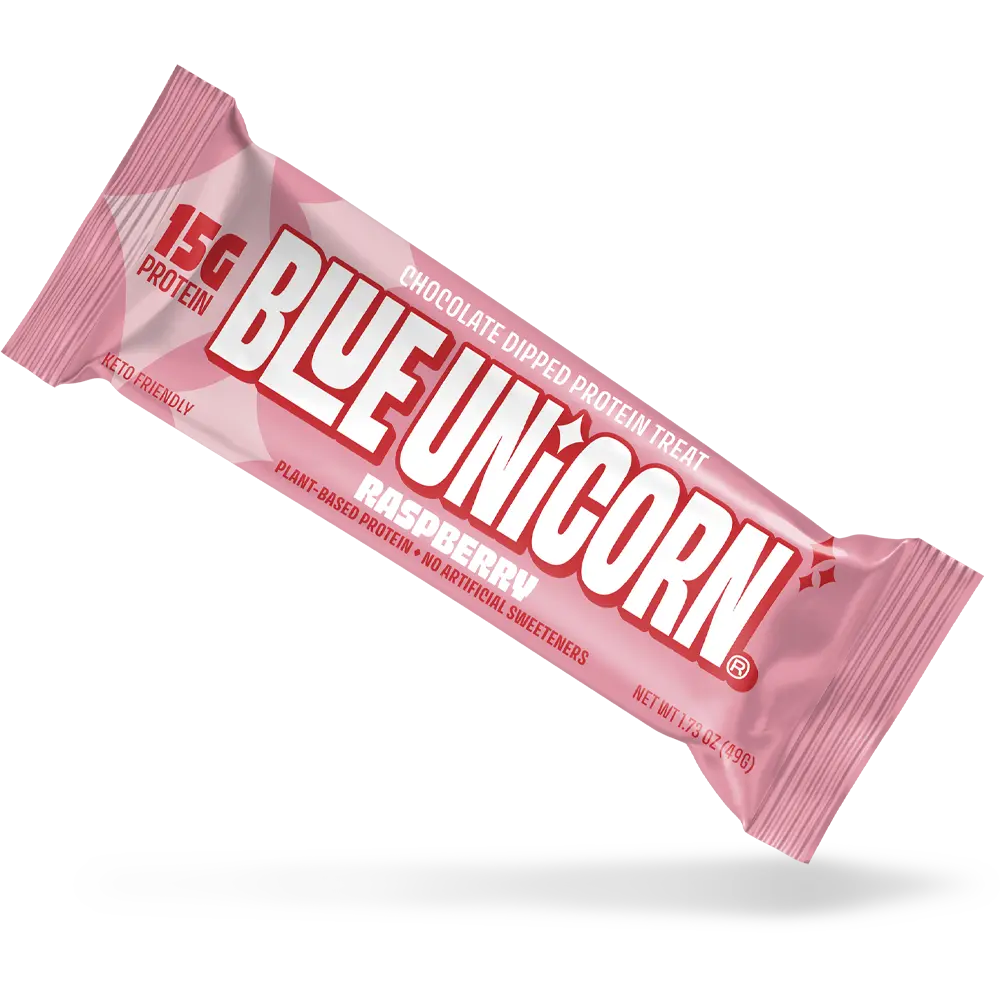 Blue Unicorn, Protein Bar, Raspberry Snack Chocolate