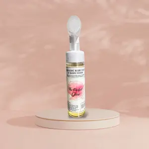Turmeric Kojic Foam Cleanser with Silicone Brush