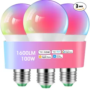 OYAJIA Bundle - 9W Bluetooth Smart LED Bulb A19 Wi-Fi And Bluetooth