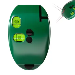 Portable 90-Degree Self-Leveling Laser Level – Red & Green Cross Lines, Electronic Level for Construction & Home Renovation