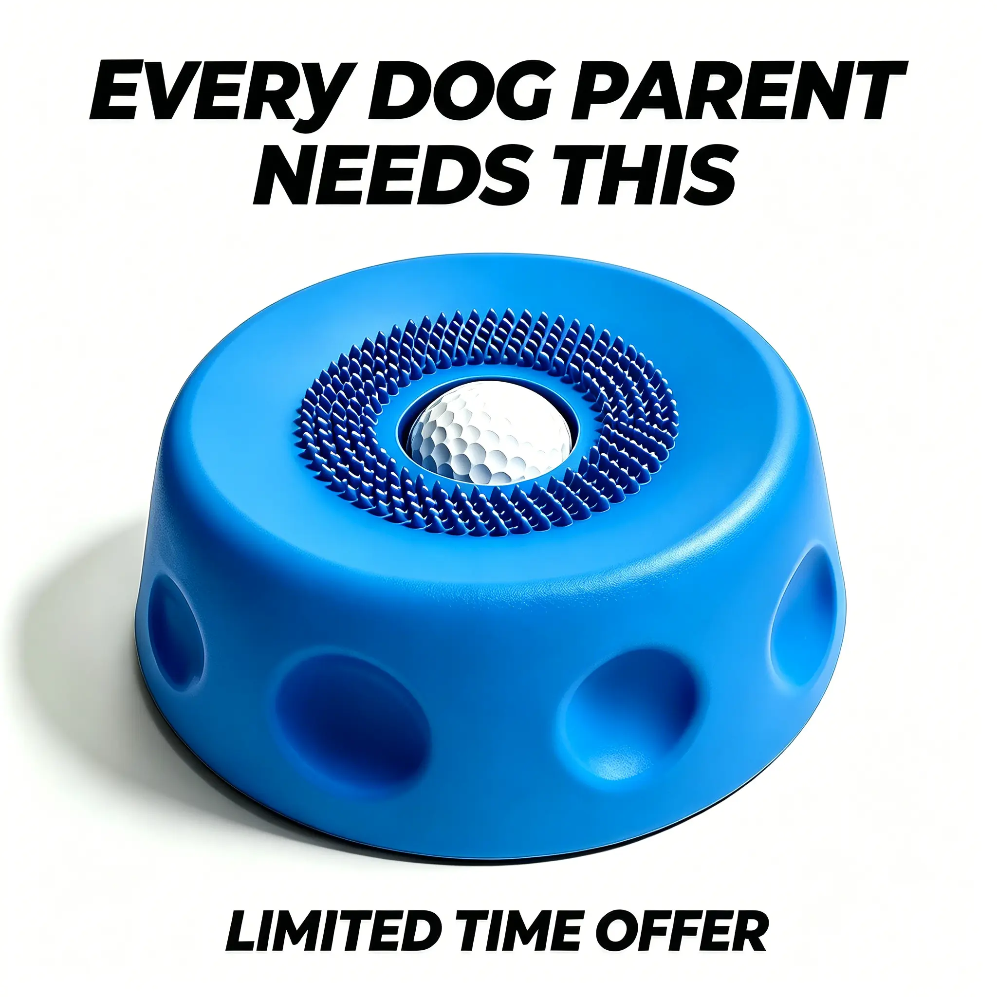 Cc Pets Slow Feeder Anti-Choking Dog Bowl for Fast Eaters - Prevents Gulping & Bloat, Dual Silicone Non-Slip Feeding Tray with Strong Suction, Food Grade Silicone, Dishwasher-Safe Easy-to-Clean for All Dog Breeds (Wet & Dry Food), Bowl/Dish, Strong Suctio