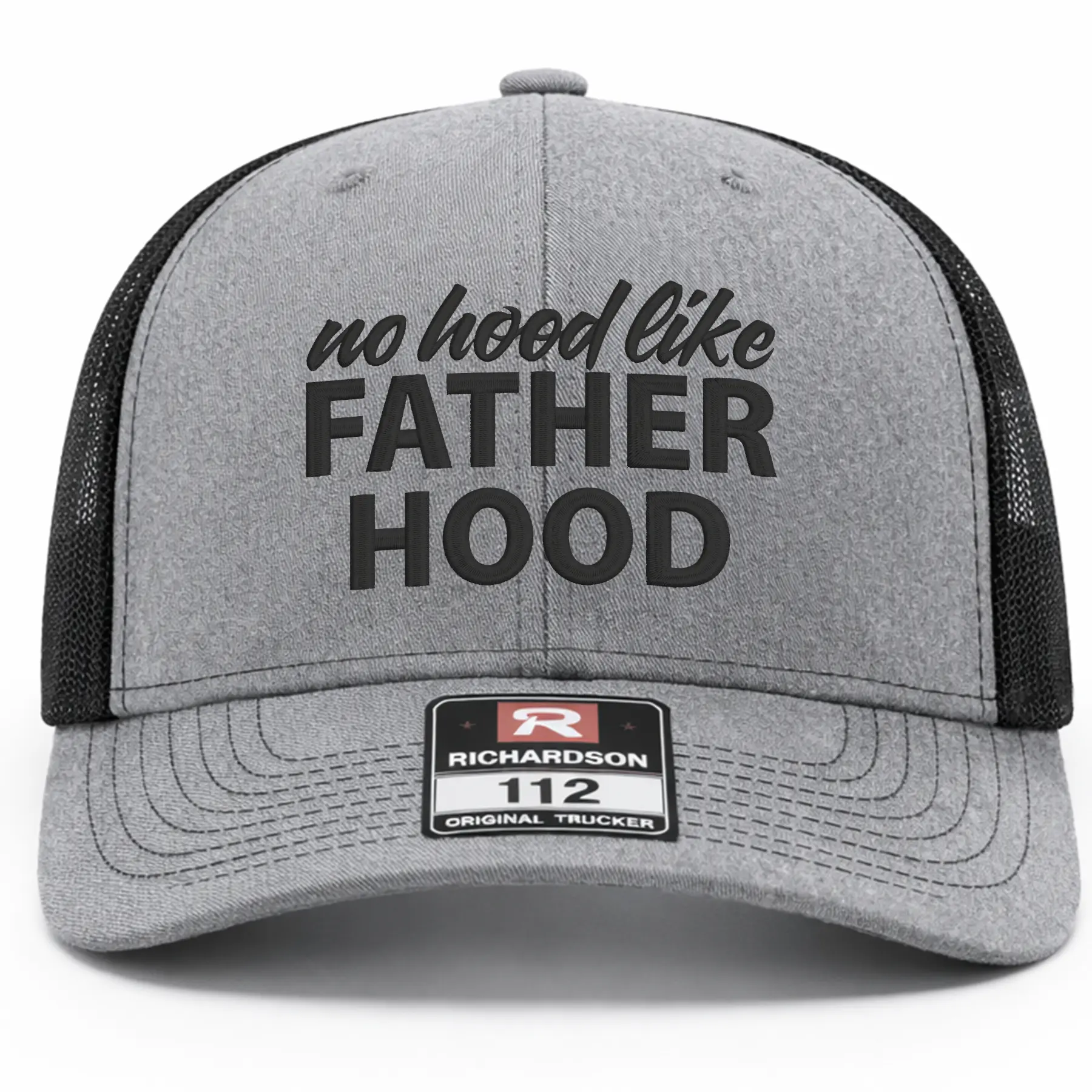 No Hood Like Father Hood Embroidered Richardson Hat