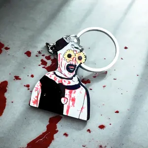 Art The Clown Sunflower Keychain