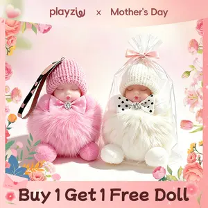 2 Pack Handmade Plush Pendants, Easter Egg Edition, Soft Doll Keychain, Plush Charms for Phone Bag, Sleep Doll Keychains - Best Gifts for Kids, Girlfriend, Charms Soft Holiday Gift - Easter Basket, Mother's Day, Christmas Gift Idea