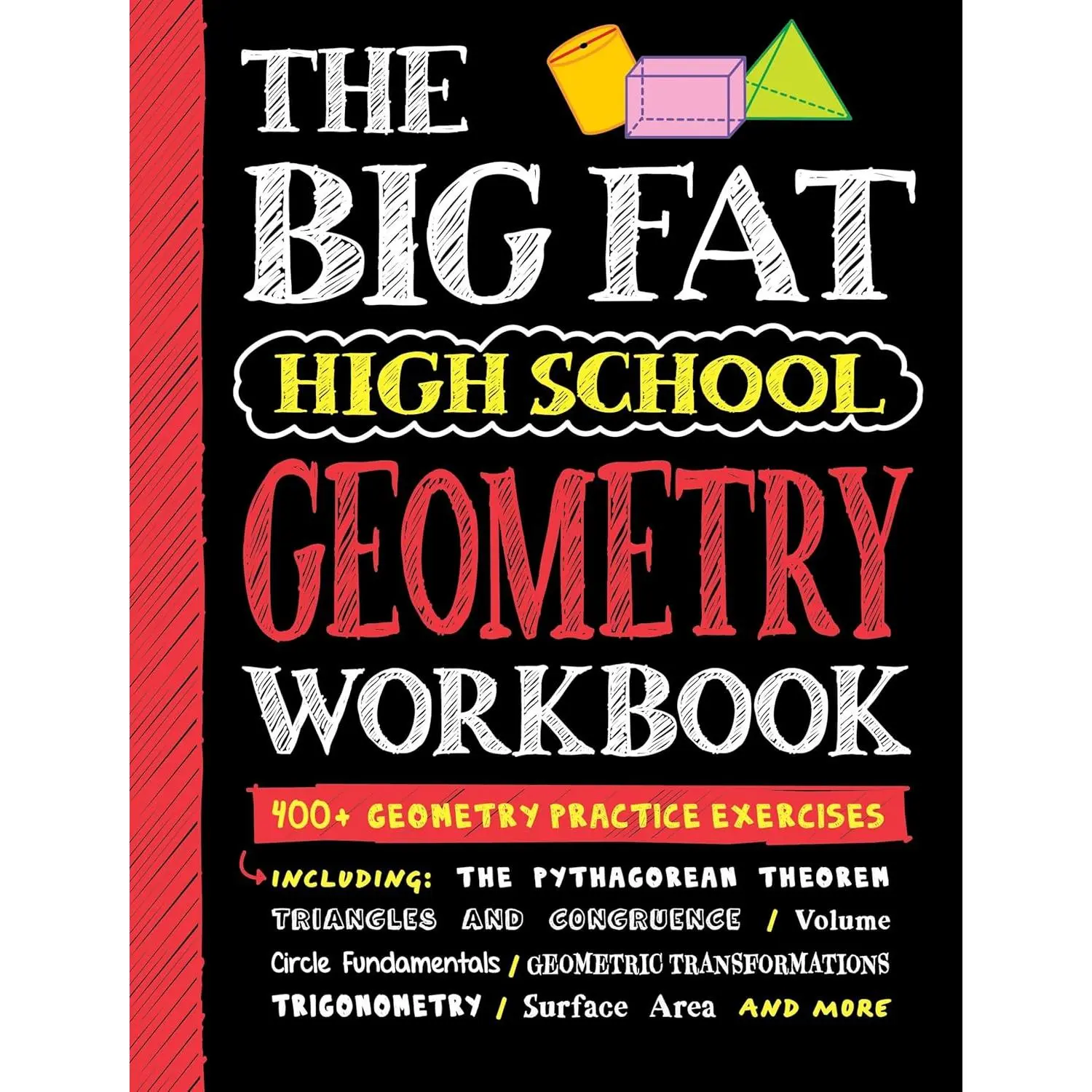 Big  High School Geometry Workbook: 400+ Geometry Practice Exercises (Big  Notebooks) - Paperback