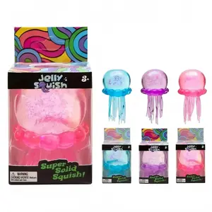 2026Cute Translucent Jellyfish Mochi Squishy Toy – Soft Fidget Toy for Daily Stress Relief