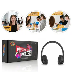 Game Night Essential You Say Guess Adult Card Game, Lip Sync Challenge, 18+ Party Fun, Create Memorable Moments, Perfect for Gatherings