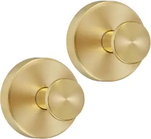 2-Pack Heavy Duty Suction Cup Hooks, Micro-Suction Technology Hold Up to 10 lbs, Waterproof Rustproof Removable Reusable No Adhesive Residue Free for Bathroom Shower Kitchen Garland Hanging