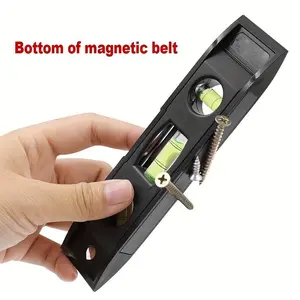 6 Magnetic Multi-angle Level - Versatile & Accurate Measuring Tool - Compact, Rugged, Heavy Duty & Easy-to-read Design for Seamless Home Appliance Installation and DIY Projects