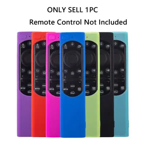 Silicone Remote Control Case, 1 Count Luminous Remote Control Protector with Lanyard, Dustproof Remote Control Cover for Home Living Room