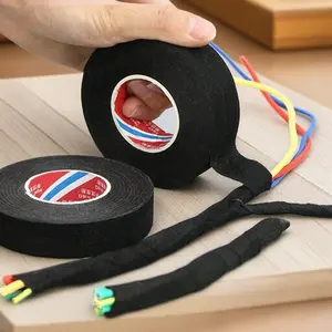 High Temperature Resistant Flame Retardant Electrical Insulation Tape Waterproof Moisture Proof High Adhesive Wire Wrapping Strong Tear Resistant Industrial Grade Eco Friendly Circuit Repair Multi Purpose Binding Tape High Quality Insulation Tape