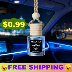 Amazing $0.99 Deal Hanging Car Air Freshener with 45-Day Essential Oil Infusion Automotive Diffuser for Natural Odor Elimination and Relaxation Aromatherapy on the Go