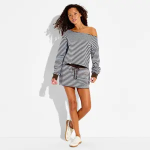 Women's Off the Shoulder Pullover Sweatshirt - Wild Fable
