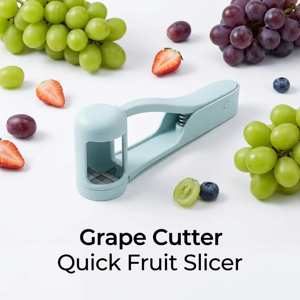 Fruit Prep Tool – 3-in-1 Slicing & Mashing Set: An easy-to-use food chopper and quick fruit-slicing tool perfect for preparing snacks and lunches; makes preparing baby food clean and mess-free; effortlessly mash, slice, and serve fruit.