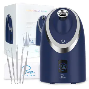 NanoSteamer Luxe Ionic Facial Steamer with Smart Steam Technology and 6 Steam Modes - Comfort, Skincare by Pure Daily Care
