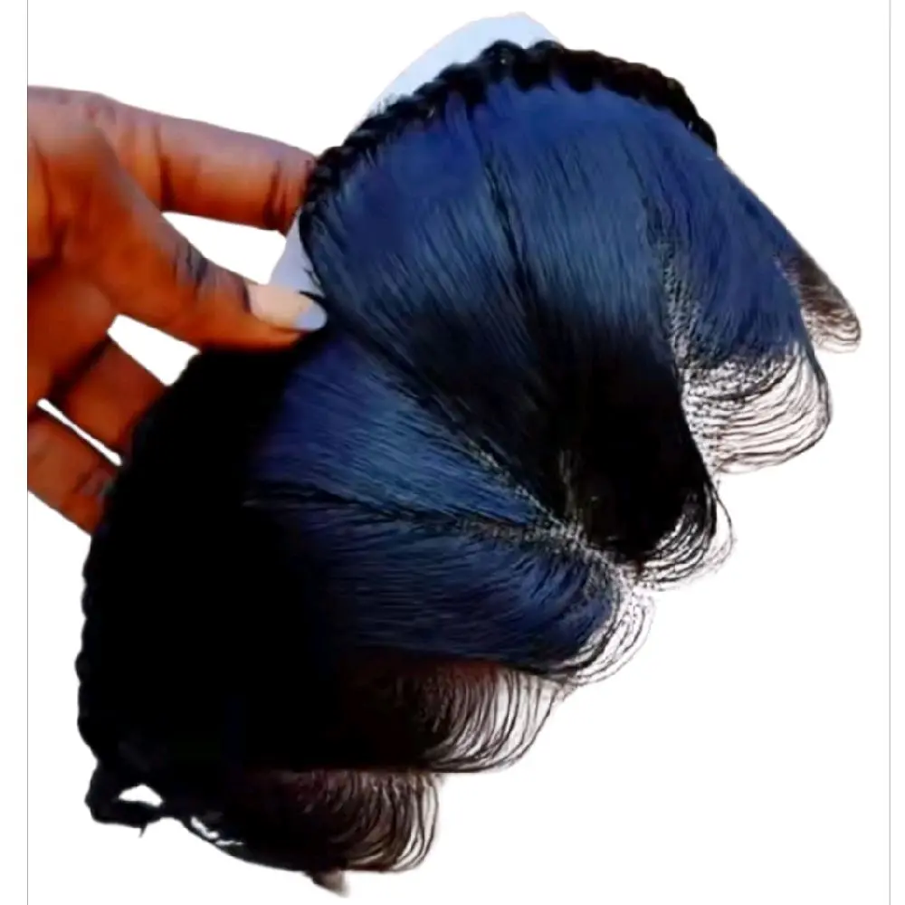 Ready To Wear Glueless Gele Turban Frontals 13x4 Human Hair Full Frontal with Design for Stylish Look Slick Parting