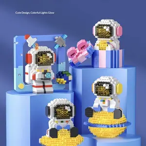 Compatible Lego Astronaut Building Blocks Glowing Small Part Space Figure Toy, Toy Boy Birthday Gift, Compatibility