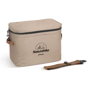 Naturehike Insulated Cooler Bag – 20qt Waterproof & Stain-Resistant, Lightweight (8-12 Hours Cooling) – Perfect for Camping & Travel – Shoulder Strap & Zipper-Assist  frat Coolers FathersDayGift