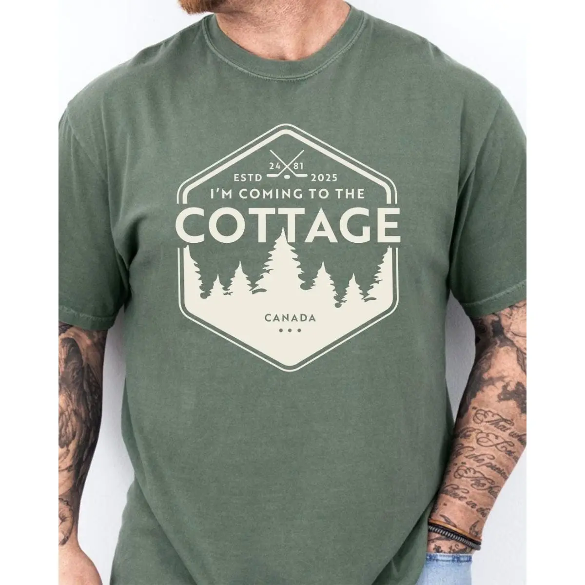 I'm Coming To The Cottage Unisex Tshirt, Romance Hockey Hoodie, Coming To The Cottage Hoodie, Unisex Sweater Pullover Tee