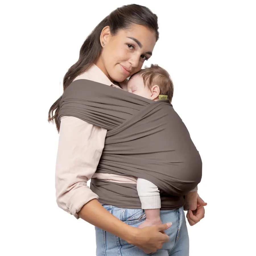 Boba Baby Wrap Carrier – Original Baby Sling Carrier for Newborns (7–35 lbs), Soft, Secure, Hands-Free & Ergonomic, Ideal for Comfortable Bonding, New Parents