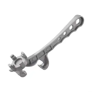 Premium 3-in-1 Aluminum Bung Wrench, 9.6-in Upgraded Bucket Opener for 5-55 Gal Drums, Non-Sparking Heavy-Duty Tool with SAE Crowfoot Set, Tray, Silicone, Stainless Steel Grout, Dragon Fist Hammer for Home & Industrial Use