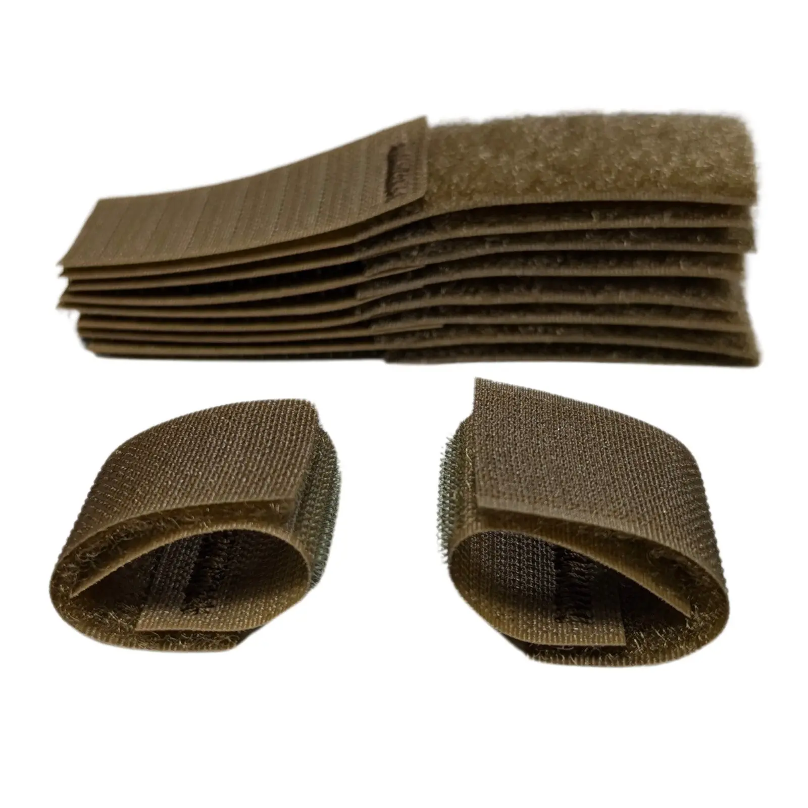 1" MOLLE Official VELCRO® Backpack Assault Pack Webbing Keeper Straps (Pack of 10)