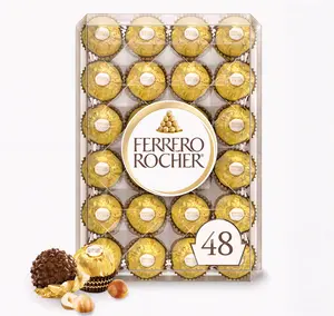 Ferrero Rocher Premium Milk Chocolate Hazelnut, 48 ct. Snack