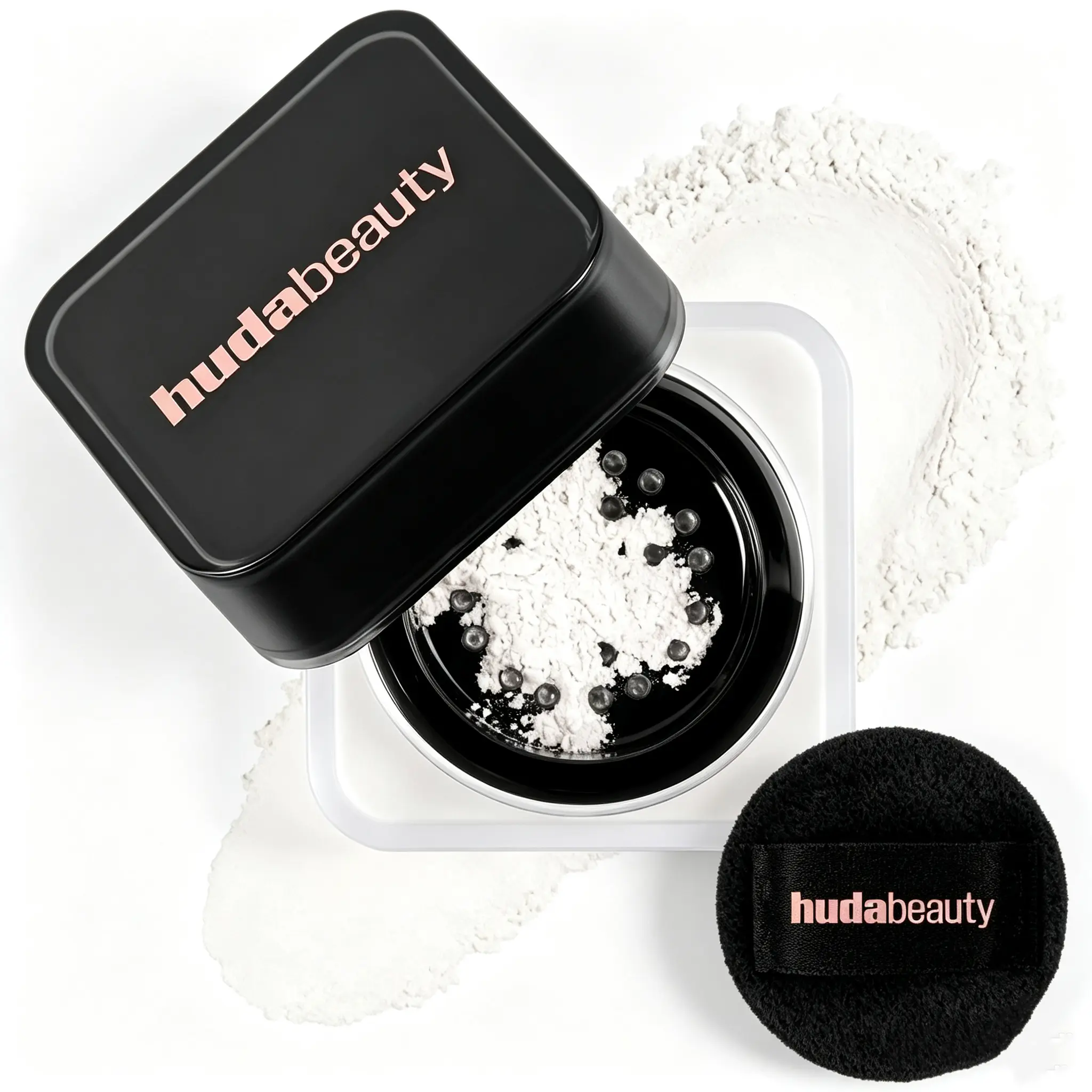 HUDA BEAUTY Mini Easy Bake Loose Setting Powder - Oil Control Matte Translucent Baking Powder, Long-Lasting Blurring Finish