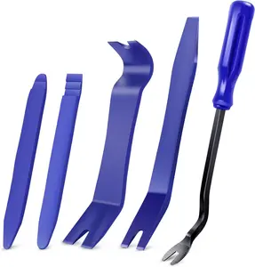 Nilight 5PCS Auto Trim Removal Tool Set for Car Audio Dash Panel Window Molding Fastener Remover Tool Kit