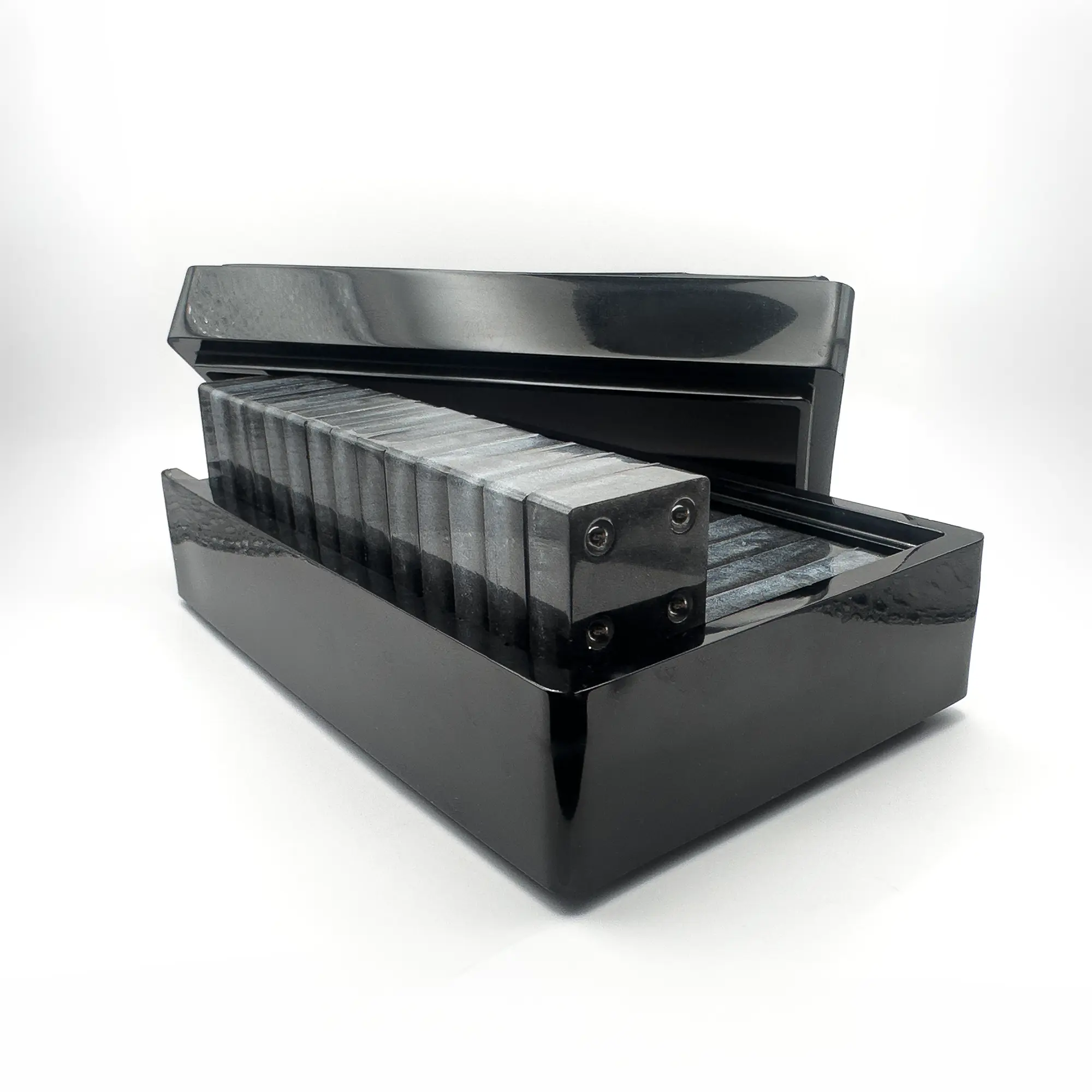 Smoky Quartz Domino Set, Millennium Vault Inclusion, Ambient Cast Session Series - Ideal for Game Play