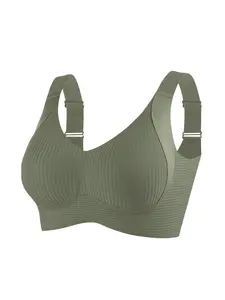 Women's Solid Everyday Bra, Soft Comfortable Breathable Bra, Women's Lingerie for Daily Wear, Soft Comfy Bra