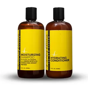 The Hair Diagram Moisturizing Shampoo & Hydrating Conditioner Combo Bundle - Ashley Marie Collection 2 x 12oz Bottles for Nourishing Haircare