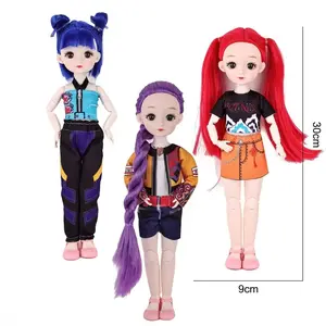 Cute Anime Style Collectible Doll – 1/6 Scale Aesthetic Display Figure with Sparkling Eyes, Kawaii Room Decor for Teens & Adults, Non-Electronic Gift