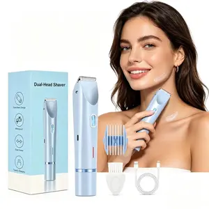 Electric Razor for Women, Pain-Free Hair Removal, Leg Bikini Body Trimmer, Facial Depilator, Replacement Parts, Abs Enclosure, Lithium Ion Battery, Waterproof Rechargeable Trimmer, Cordless Rechargeable Trimmer, Wireless Trimmer