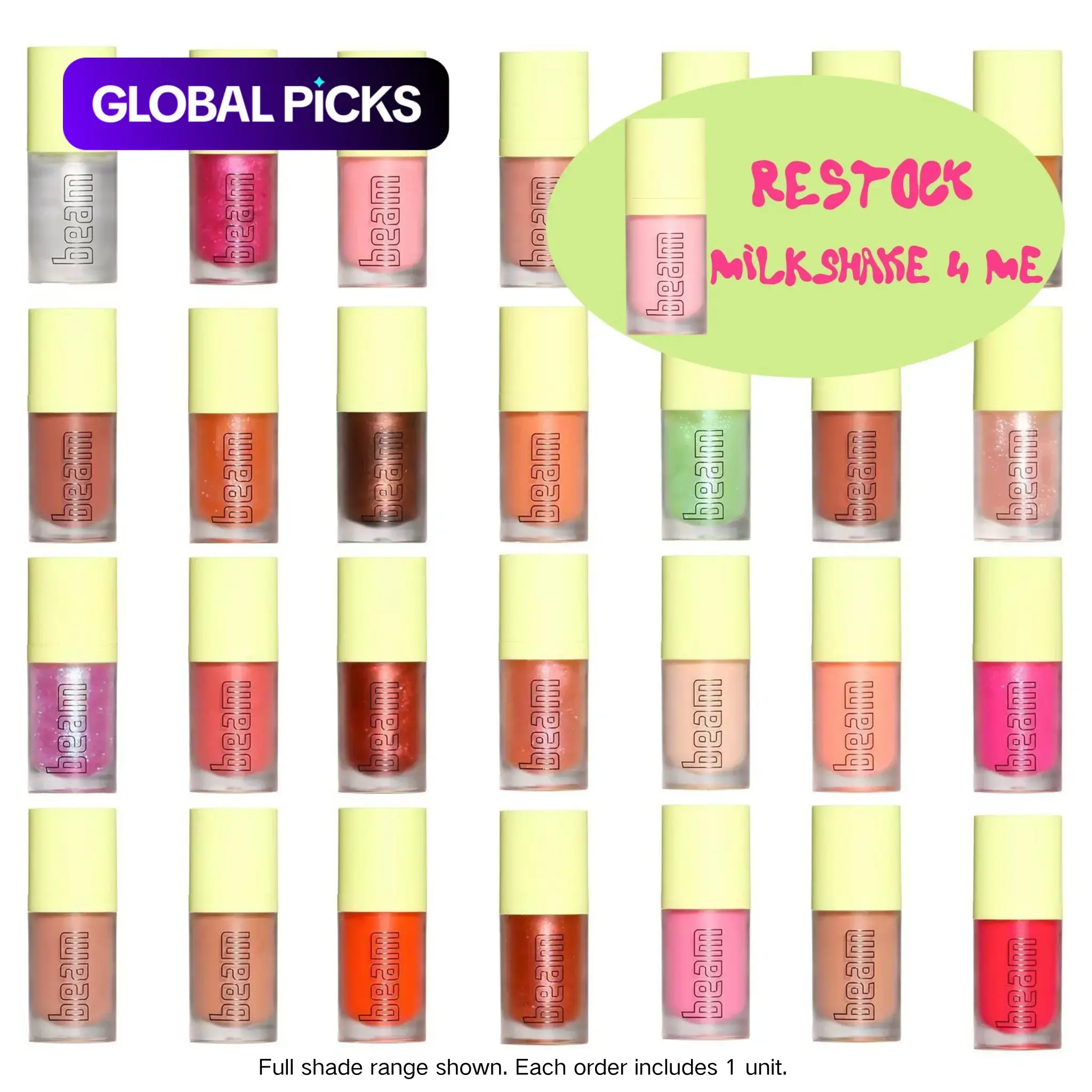 BEAM GLOSSY LIP GLOSS - MADE BY MITCHELL Makeup BEAM GLOSSY LIP GLOSS - MADE BY MITCHELL Makeup