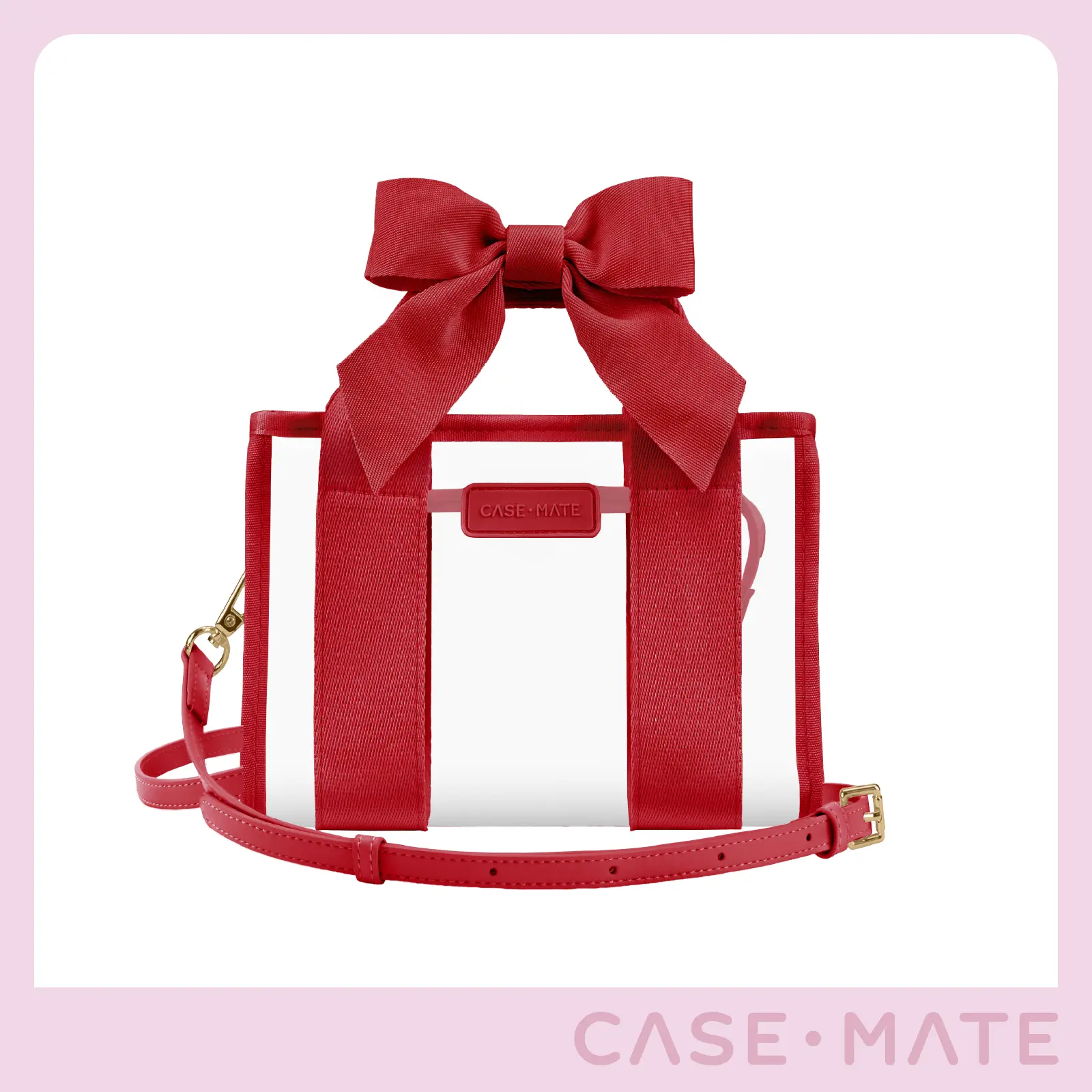 Case-Mate Jelly Stadium Bag - Stadium-Approved Crossbody Shoulder Purse, Messenger Bag, Sports & Festival-Day Ready, Zip-Top Closure, Secure Design, Adjustable Strap, Fits Keys, Wallet, Tickets