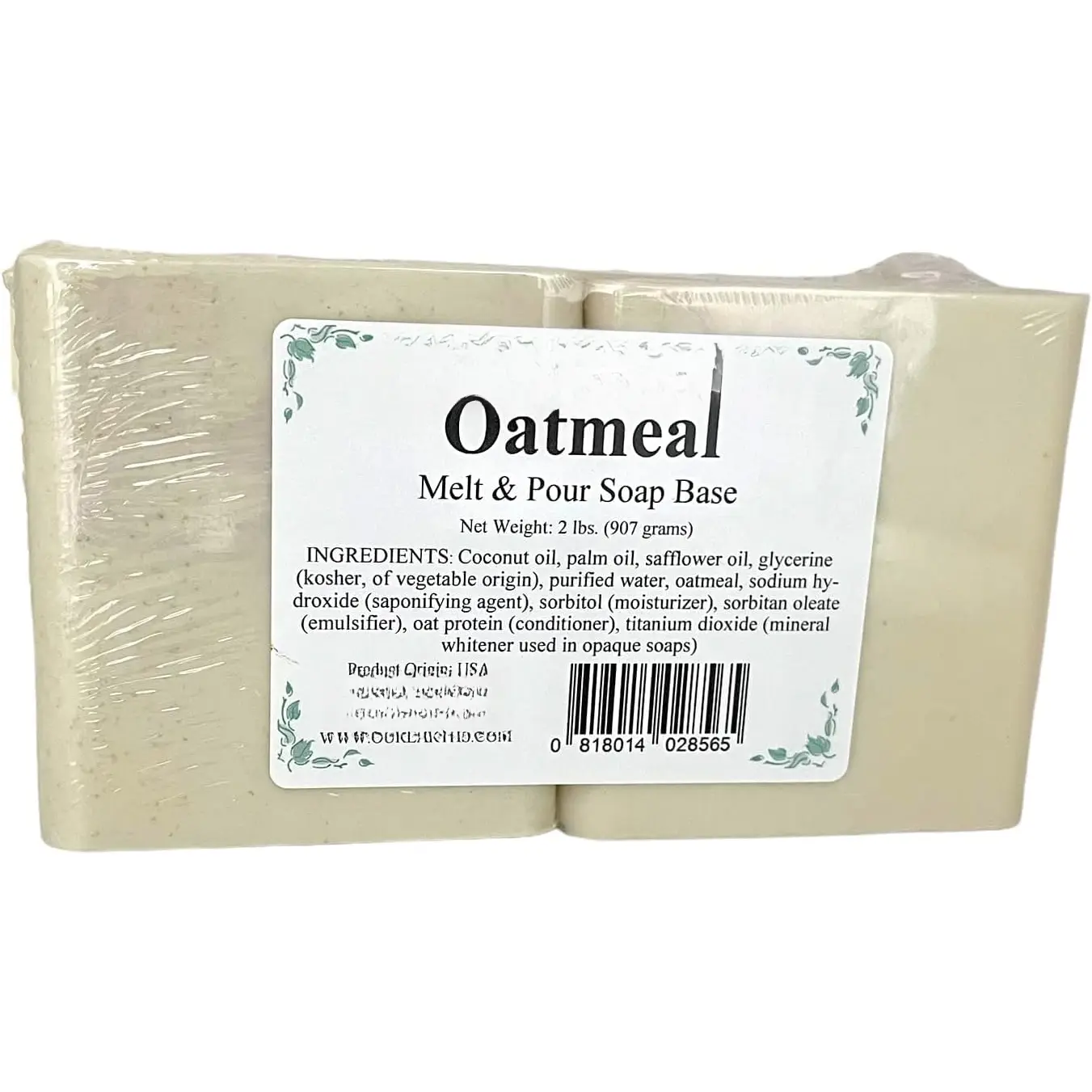 - Oatmeal 2 Lbs Melt and P Soap Base