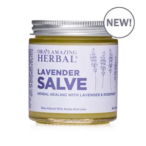 Lavender Herbal Body Salve, 4oz - Herbal Infused Healing Salve for Dry Skin