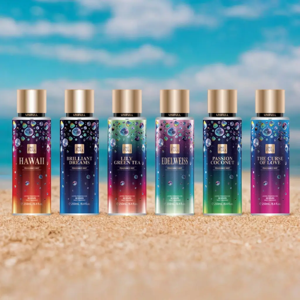UNIFULL 250ml 48H Long-Lasting Fragrance Perfume Flower Body with Original Fragrance and Colorful Aroma