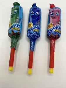 Chupa Chups Melody Lollipops- Strawberry, Blue Raspberry, Watermelon