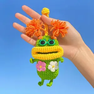 Handmade Crochet Winter Ugly Cute Key Cover – Funny Universal Protector for Car & Regular Keys | Handcrafted Yarn Key Case, Cute Easter, Valentine’s Day & Graduation Gift for Students & All Ages