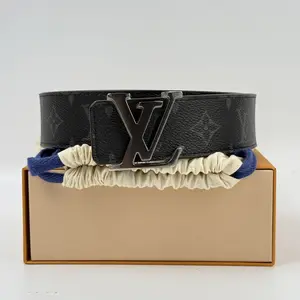 Pre-owned Louis Vuitton Classic Monogram Belt Size 90 cm no.4